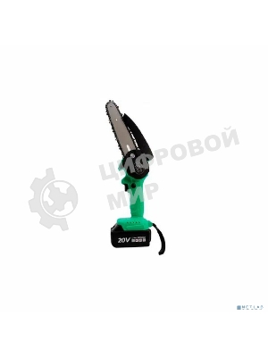 Пила цепная аккумуляторная бесщеточная Zitrek GreenSaw 20 Extra power [082-1851-1] 20В, 4,0А·ч Li-ion аккум. 1шт, ЗУ