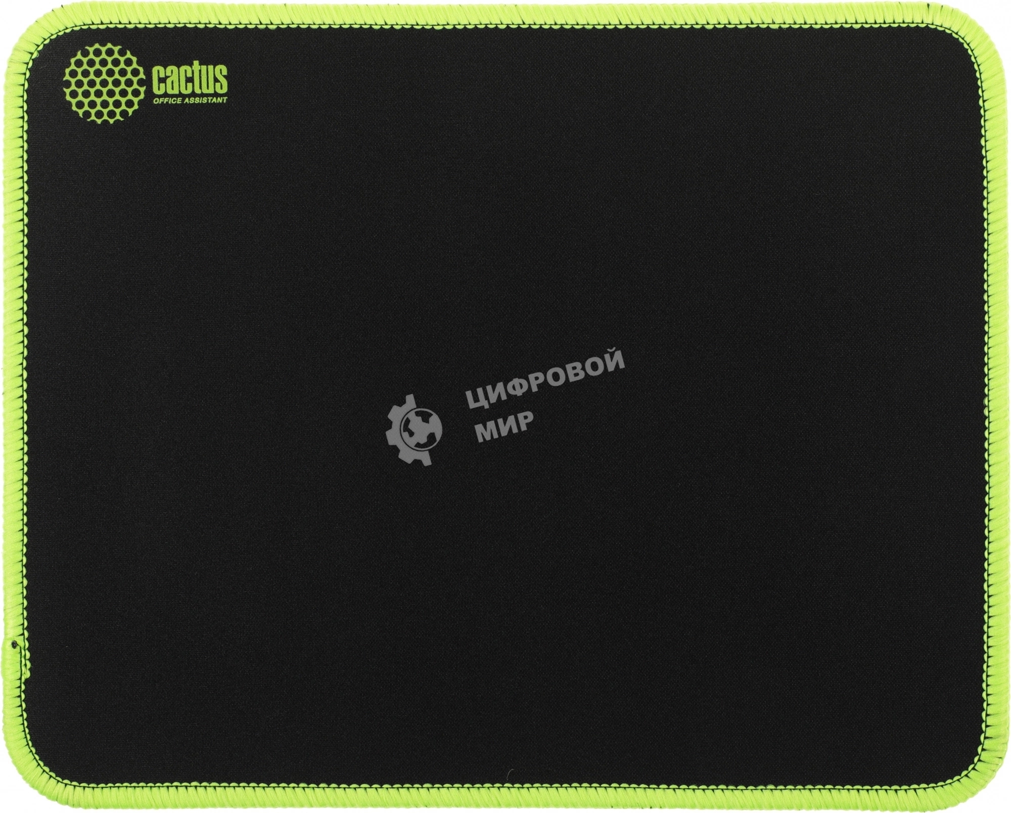 Коврик для мыши Cactus черный 250x200x3мм (CS-MPC-D01S)