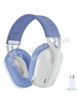 Гарнитура Logitech G435 белый, беспроводная, Bluetooth/USB, до 18 ч
