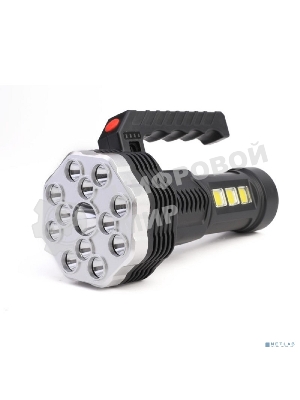 Фонарь Ultraflash LED51537 (фонарь акк 4В, черный, 16LED, 3 Вт, 4 реж, Micro USB, бокс)