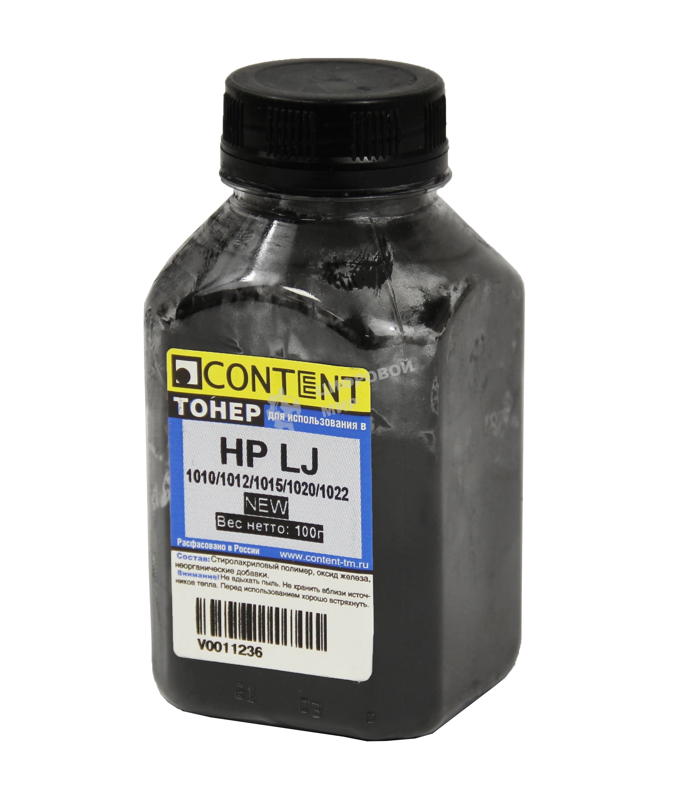 Тонер Content - для HP LJ 1010/1015 100 гр. банка