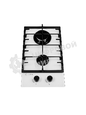 Газовая варочная панель LEX GVG 321 белый4000Вт 2 комфорки белый