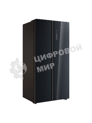 Холодильник Korting KNFS 91797 GN черный двухкамерный 335/175л морозилка сбоку, No Frost, Side by Side