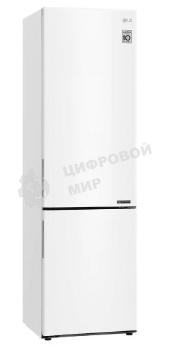 Холодильник LG GA-B509CQCL белый двухкамерный, 277/107л, морозилка снизу, Total No Frost