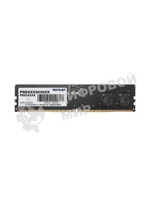 Оперативная память Patriot Signature, DDR5, 16GB (1x16 GB), 5200 MHz, CL42, DIMM