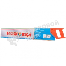 Ножовка по дереву, 600 мм, шаг зубьев 12 мм, пластиковая рукоятка (Ижевск) Россия