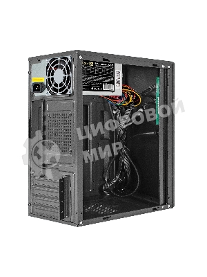 Компьютерный корпус Minitower ExeGate BAA-408U-AA500 (mATX, БП AA500 с вент. 8см, 2хUSB/1хUSB 3.0, HD Audio, черный)