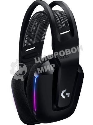 Гарнитура Logitech G733 чёрный, беспроводная, 2.4 ГГц, до 29 ч, LIGHTSYNC RGB