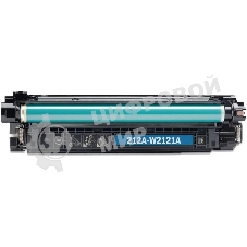 Картридж лазерный G&G GG-W2121A (212A) голубой (4500 стр.) для HP Color LJ M554/M555/578 Enterprise