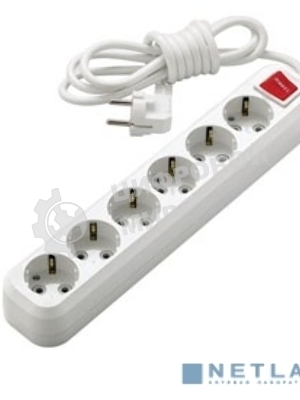 Удлинитель Makel 6 гн 5 м с\з вкл.