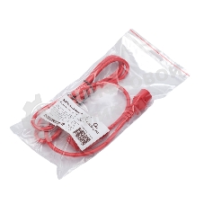 Кабель питания Cablexpert PC-186-VDE-R-1.8M, Schuko-C13, 3x0.75мм2, 10A, с заземлением, медь, 1.8м, красный, пакет