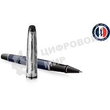 Ручка роллер Waterman Expert L`Essence du Bleu (CW2166429) LaqBlue CT F черн. черн. подар.кор.