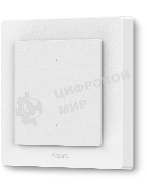 Умный выключатель Aqara H2 WS-K07D 2-х кл. белый