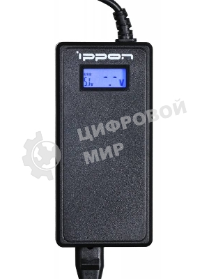 Блок питания Ippon D90U автоматический 90W 15V-19.5V 10-connectors 8A 1xUSB 2.1A от бытовой электросети LСD индикатор