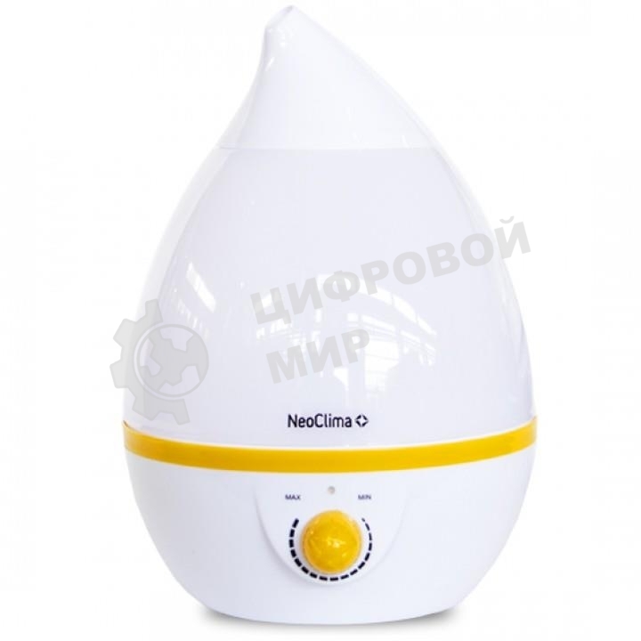 Увлажнитель воздуха Neoclima NHL-200L белый/желтый, 20 м², 2 л