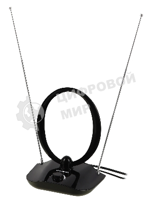 Антенна телевизионная Hyundai H-TAI400 30дБ активная черный