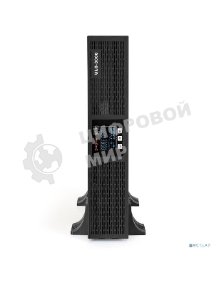 Источник бесперебойного питания On-line ExeGate EP285648RUS PowerExpert ULS-3000.LCD.AVR.C13.USB.RS232.SNMP.2U 3000VA/3000W, On-Line, PF=1, LCD, 6*IEC-C13, RS232, USB, SNMP-slot, Rackmount 2U/Tower, черный