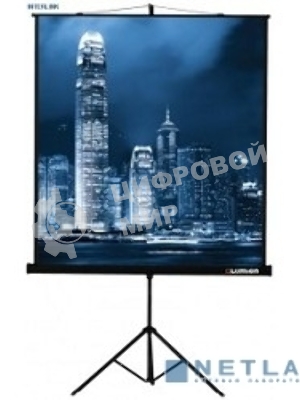 Экран на треноге Lumien 203x203см Master View LMV-100109 1:1 напольный рулонный