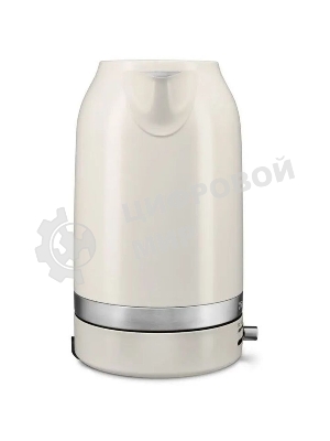 Чайник электрический KitchenAid, 1.7 л, регулировка температуры 50-100 градусов, съемный фильтр от накипи, индикация уровня воды, автоматическое отключение, белый