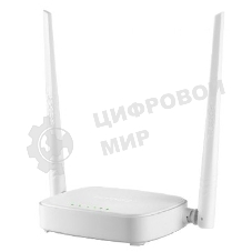 Сетевое оборудование Tenda N301 маршрутизатор 802.11n, до300Мбит/с, 2T2R, LAN: 3х10/100Мбит/с, WAN: 1х10/100Мбит/c, 2 внешние антенны 5дБи
