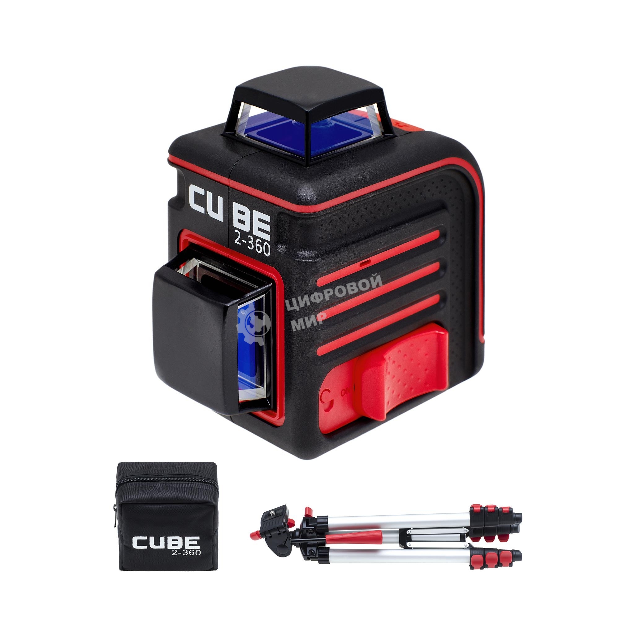 Уровень лазерный ADA Cube 2-360 Professional Edition  20(70)м ±3/10мм/м ±4° лазер2
