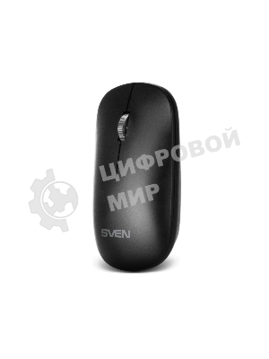 Комплект беспроводной SVEN ножничная клавиатура + мышь KB-C2550W черный (109 кл.,12Fn, 1000DPI, 2+1 кл.)