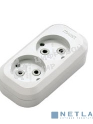 Колодка удлинителя Makel 2 гнезда без заземления