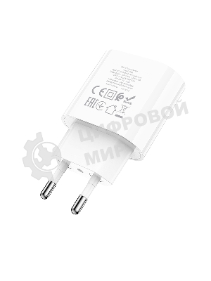 Сетевое зарядное устройство Hoco 20Вт, 3А, QC3.0/PD, 1хType-C, C94A, белый, коробка