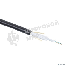Кабель ВО Cabeus Loose tube, 8хОВ, OM3 50/125, PE, Ø 7,5мм, снаружи зданий, бронированный, черный, стойкий к УФ