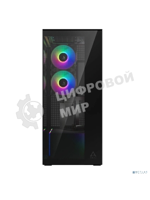Компьютерный корпус Arctic Cooling ARCTIC Xtender VG (Mirror Black) арт. ACPCC00019A