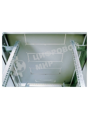 Шкаф телеком. напольный 42U (800x1000) дверь стекло (ШТК-М-42.8.10-1ААА) (3 коробки)