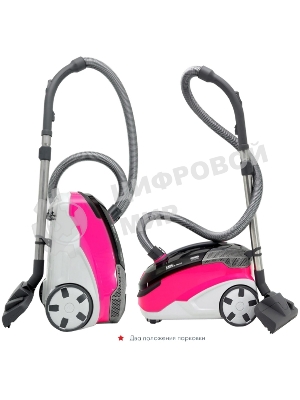 Моющий пылесос Thomas ALLERGY&FAMILY розовый/серый, 325/1700 Вт, уборка влажная/сухая/сбор жидкости, пылесборник мешок/контейнер 6 л