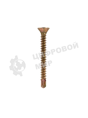 Саморез оконный Kranz сверло, 3.9х35, желтый цинк, упаковка поставщика (8 000 шт.)