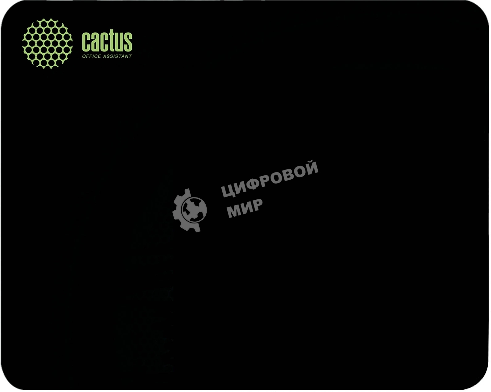 Коврик для мыши Cactus черный 300x250x2мм (CS-MPC-P01M)