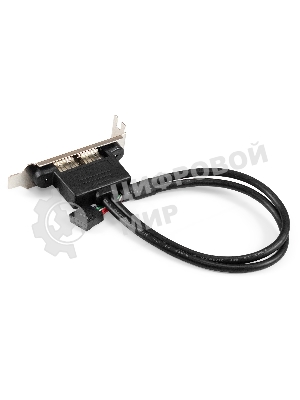 Планка портов в корпус 2xUSB 2.0 ExeGate BrctUSB2-2A-LP (USB 2.0 9pin (IDC 9pin F) --> 2x USB 2.0 Af, кабель 20 см, Low Profile)