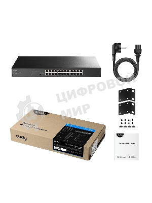 Коммутатор Cudy GS1024L (L2) 24x1 Гбит/с неуправляемый
