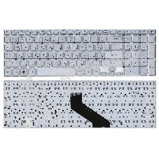 Клавиатура для ноутбука Gateway NV55S NV57H NV75S NV77H TS45 серебристая