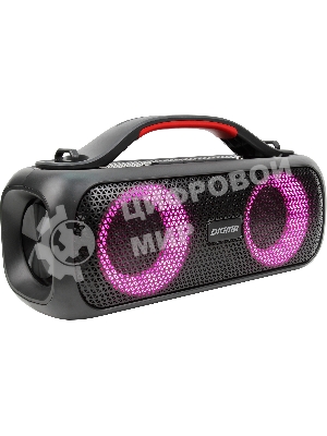 Колонка портативная Digma D-PS1531 черный/черный 40W 2.0 BT 10м 3000mAh