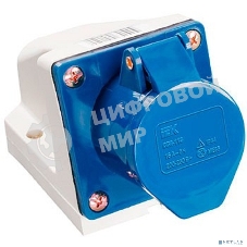 Розетка ОП 16А 220В 2P+PЕ ССИ-113 IP44 IEK PSR11-016-3