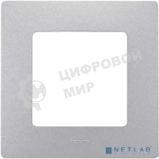 Рамка 1 пост, алюм. ETIKA