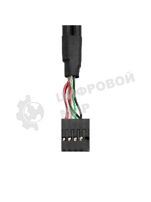 Планка портов в корпус 2xUSB 2.0 ExeGate BrctUSB2-2A-LP (USB 2.0 9pin (IDC 9pin F) --> 2x USB 2.0 Af, кабель 20 см, Low Profile)