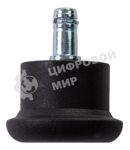 Набор заглушек для кресел Бюрократ FootSet35 черный для паркета/ламината