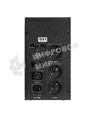 Источник бесперебойного питания CROWN ИБП CMU-SP800EURO 800VA, металл,1x12V/9AH, розетки 3*EURO+1*IEC bybas CM000001492