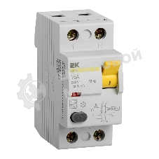 Выключатель дифференциального тока (УЗО) 2п 16А 10мА тип AC ВД1-63 IEK MDV10-2-016-010