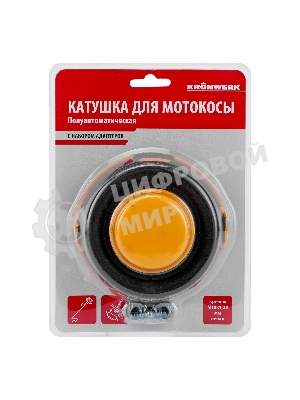 Катушка для триммера гайка М10,лев,М8 лев и прав, адаптор М8 левая,шаг1,25 мм Kronwerk