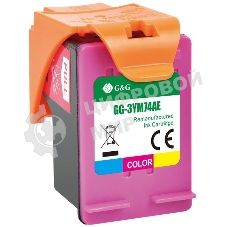 Картридж струйный G&G GG-3YM74AE 653 многоцветный (18 мл) для HP DeskJet Plus Ink Advantage 6075/6475