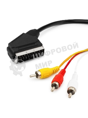 Кабель аудио/видео Gembird 1 x RCA x 3 (male)/1 x SCART (male), 1.8 м