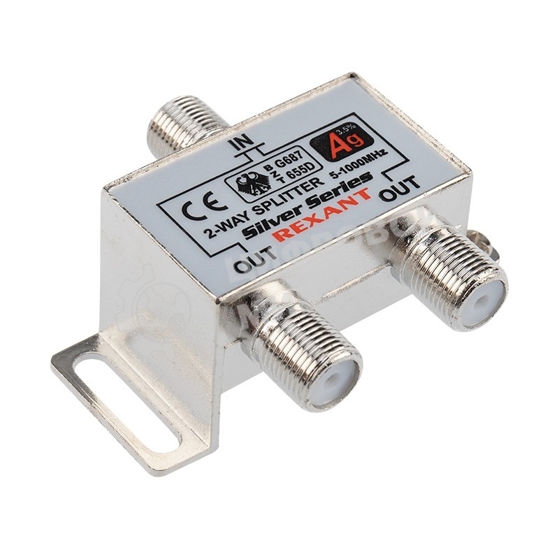 Делитель ТВ Rexant х 2 + 3 шт. F 