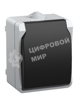 Розетка IEK Форс РСб20-3-ФСр1м с/з открытой установки
