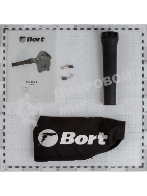 Воздуходувка Bort BSS-900-R 900Вт пит.:от сети синий